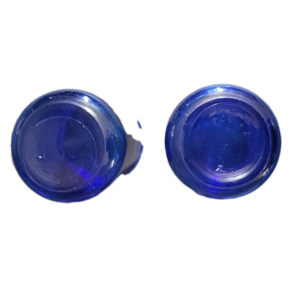Cobalt Blue Glass Jars - No Lids - 4